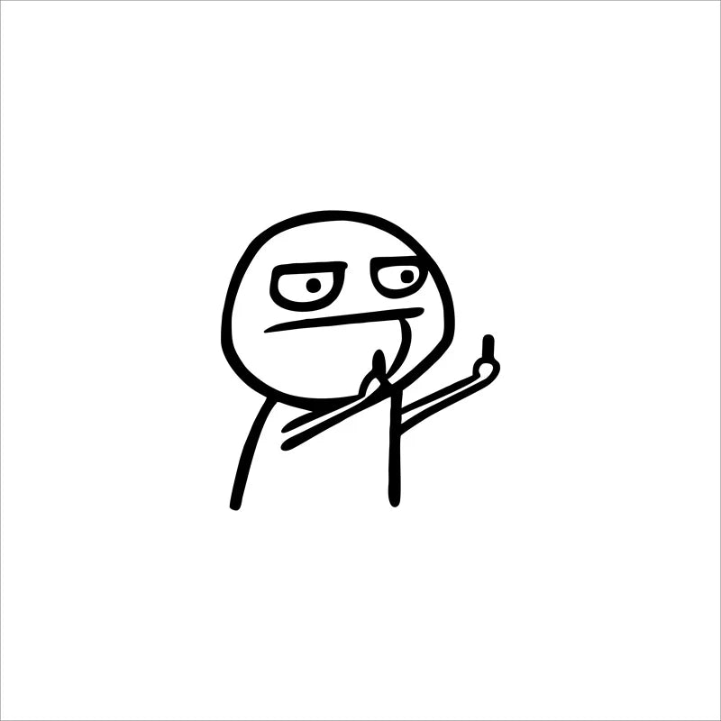 Stickers | Rude Middle Finger