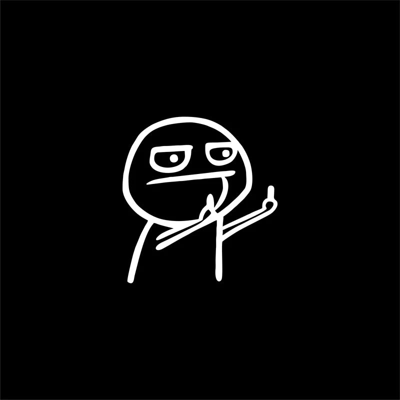 Stickers | Rude Middle Finger