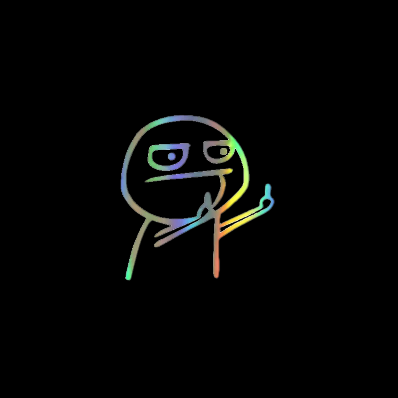 Stickers | Rude Middle Finger